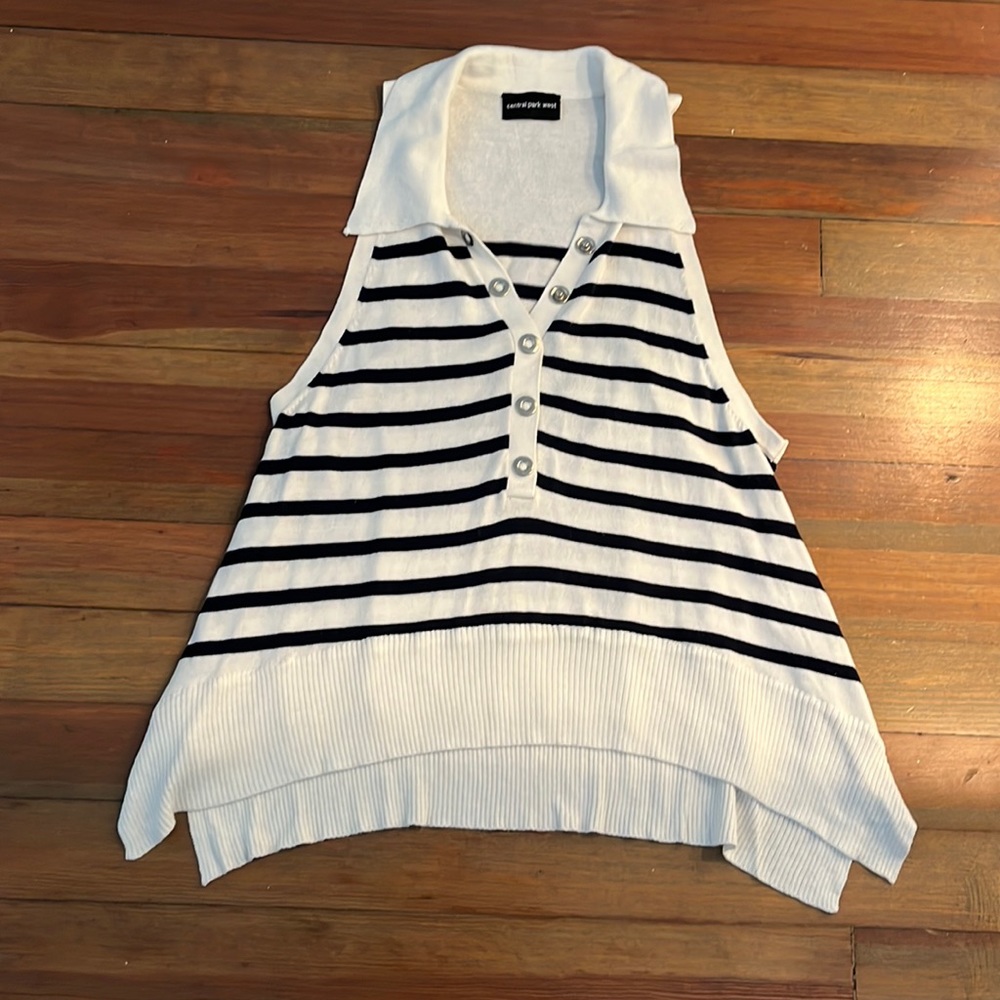 Central Park West Striped Tank Size S EUC